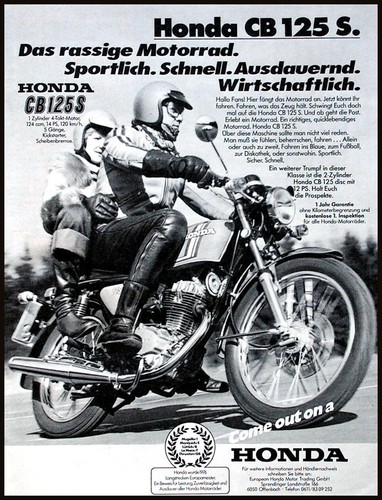 Honda motorräder 125 s - 125,