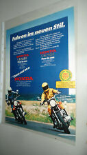 Alte Reklame Motorräder Honda