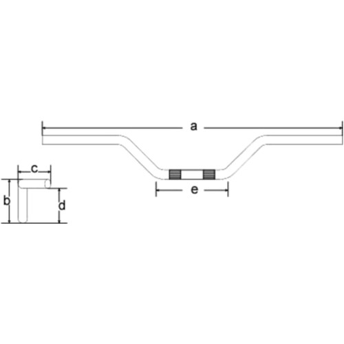 Fehling touring lenker - lenker, 22mm